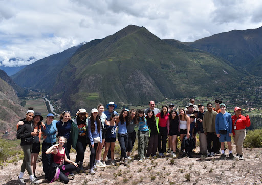 Students traveling in Peru